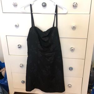 Urban Outfitters Black Floral Tank Dress